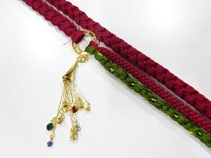 正絹　振袖用　手組帯締め